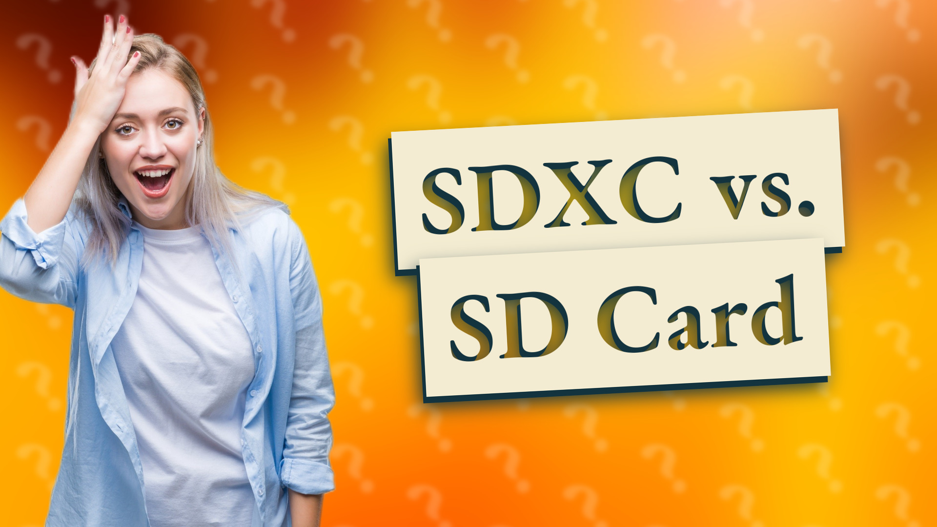 SDXC vs. SD Card