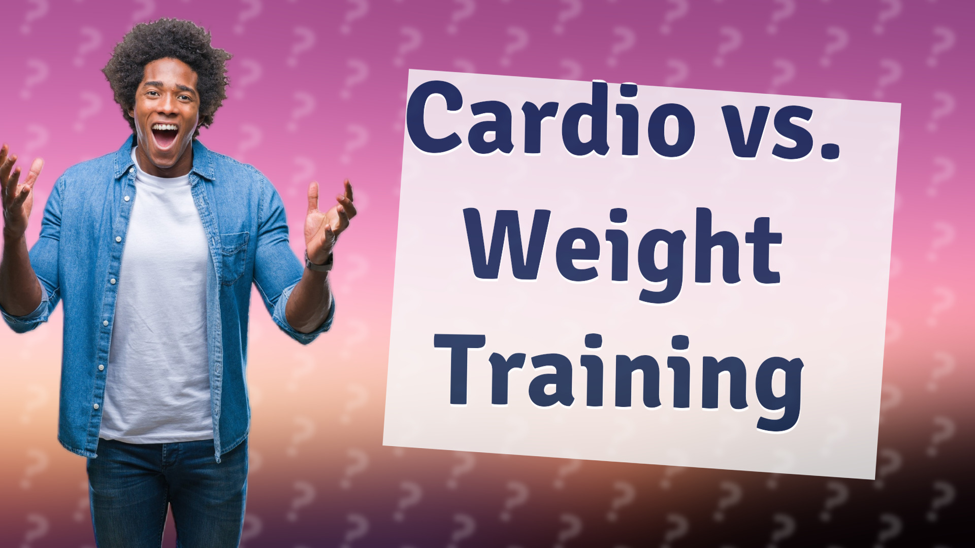 Cardio vs. Weight Training