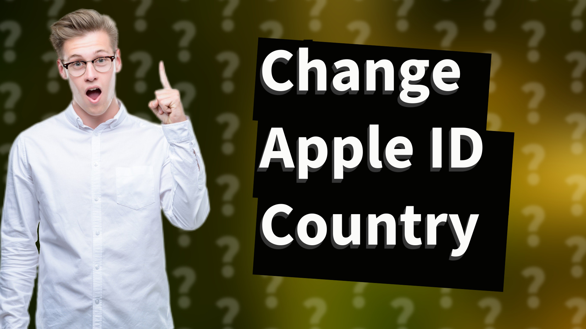 Change Apple ID Country