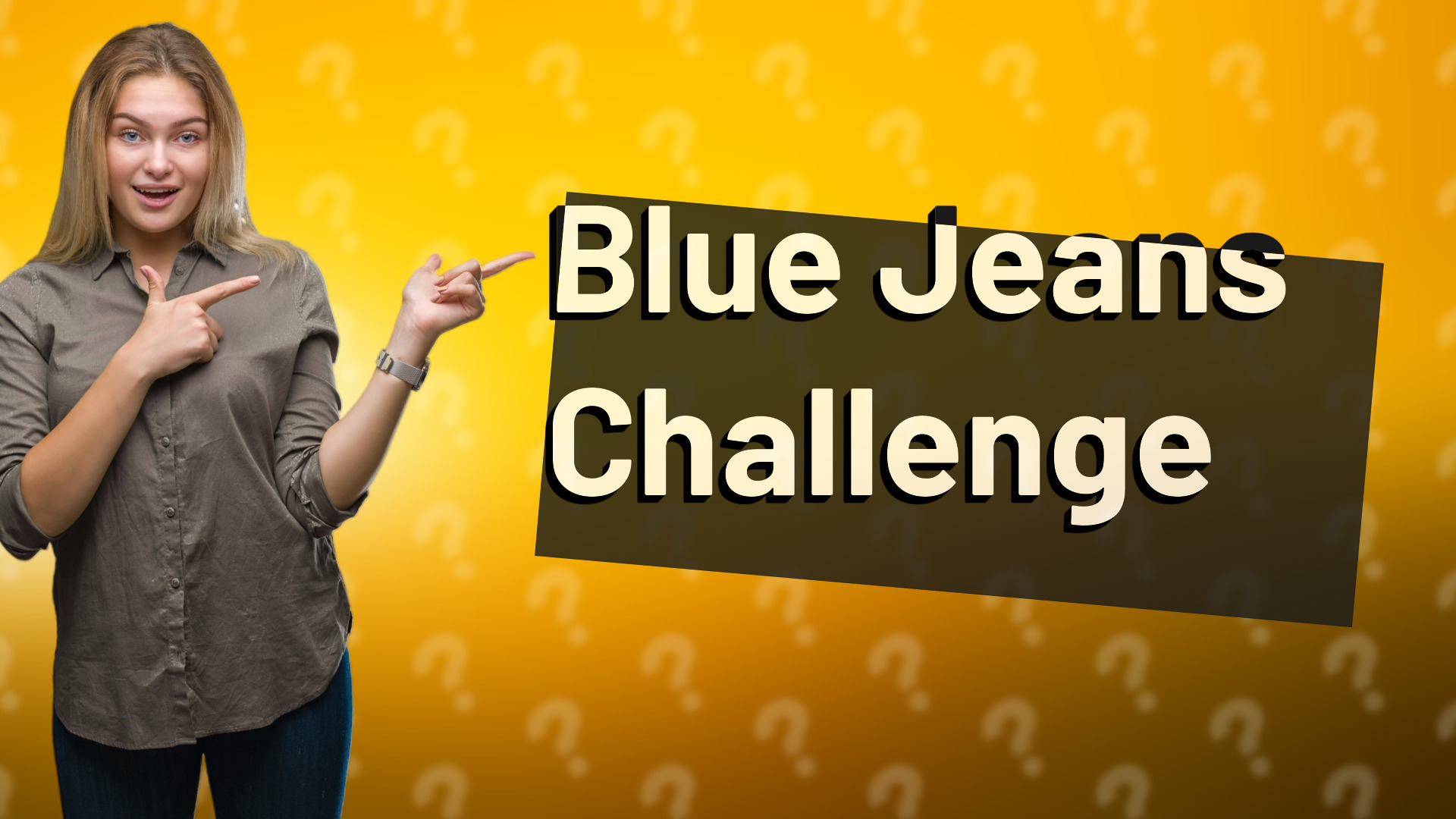 Blue Jeans Challenge