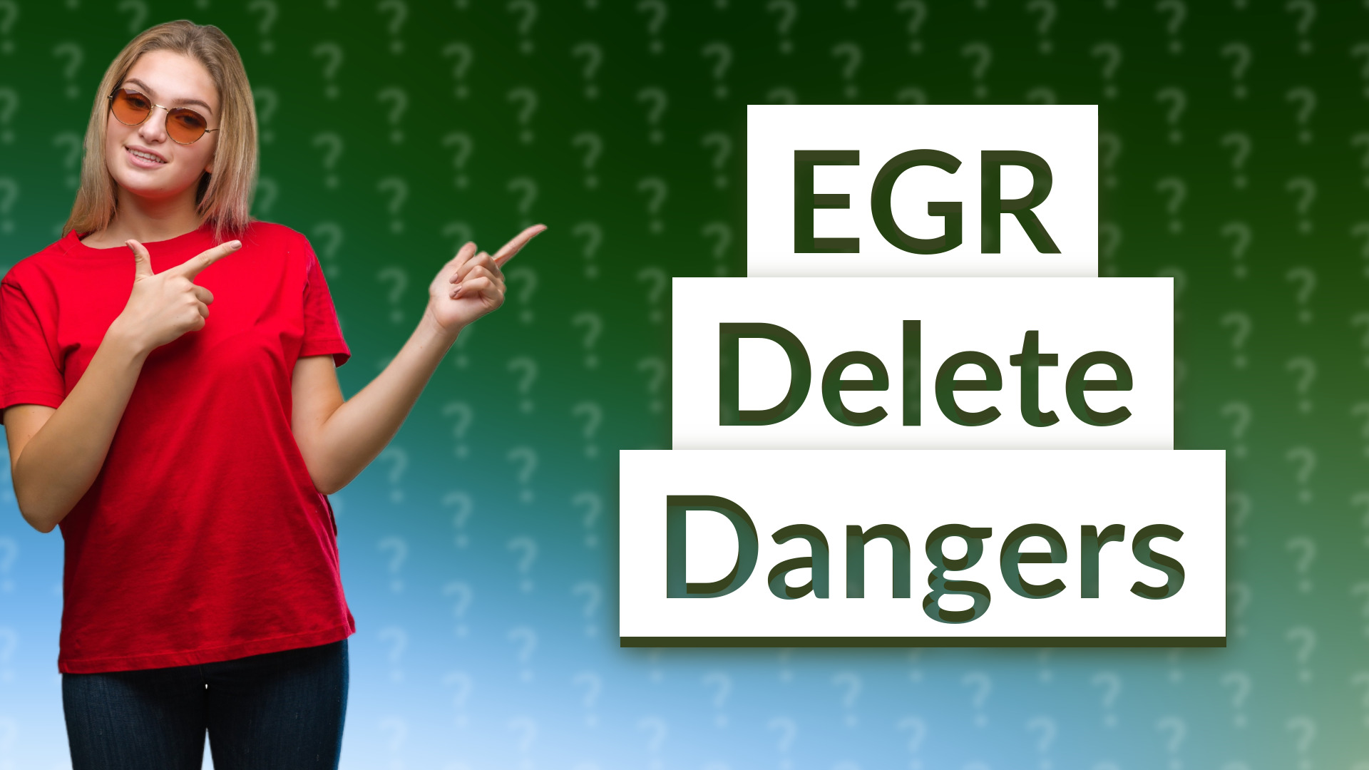 EGR Delete Dangers