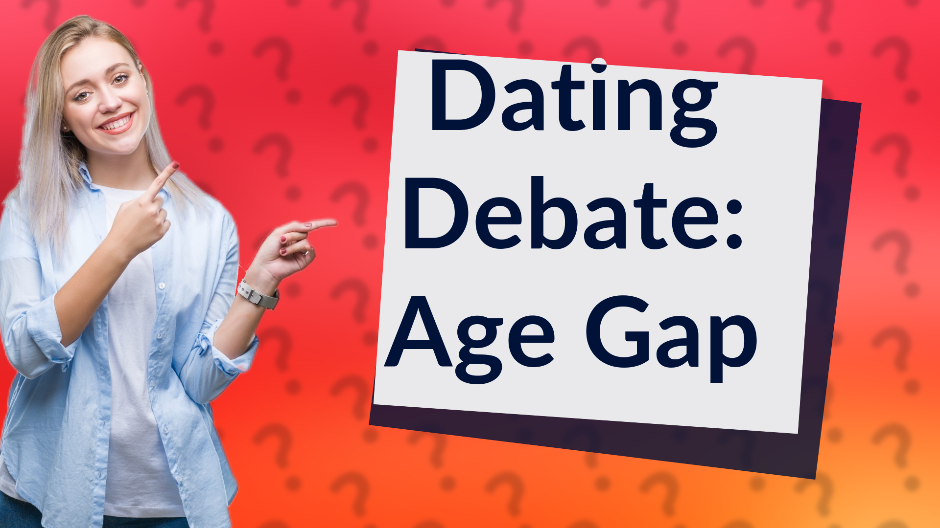 Dating Debate: Age Gap