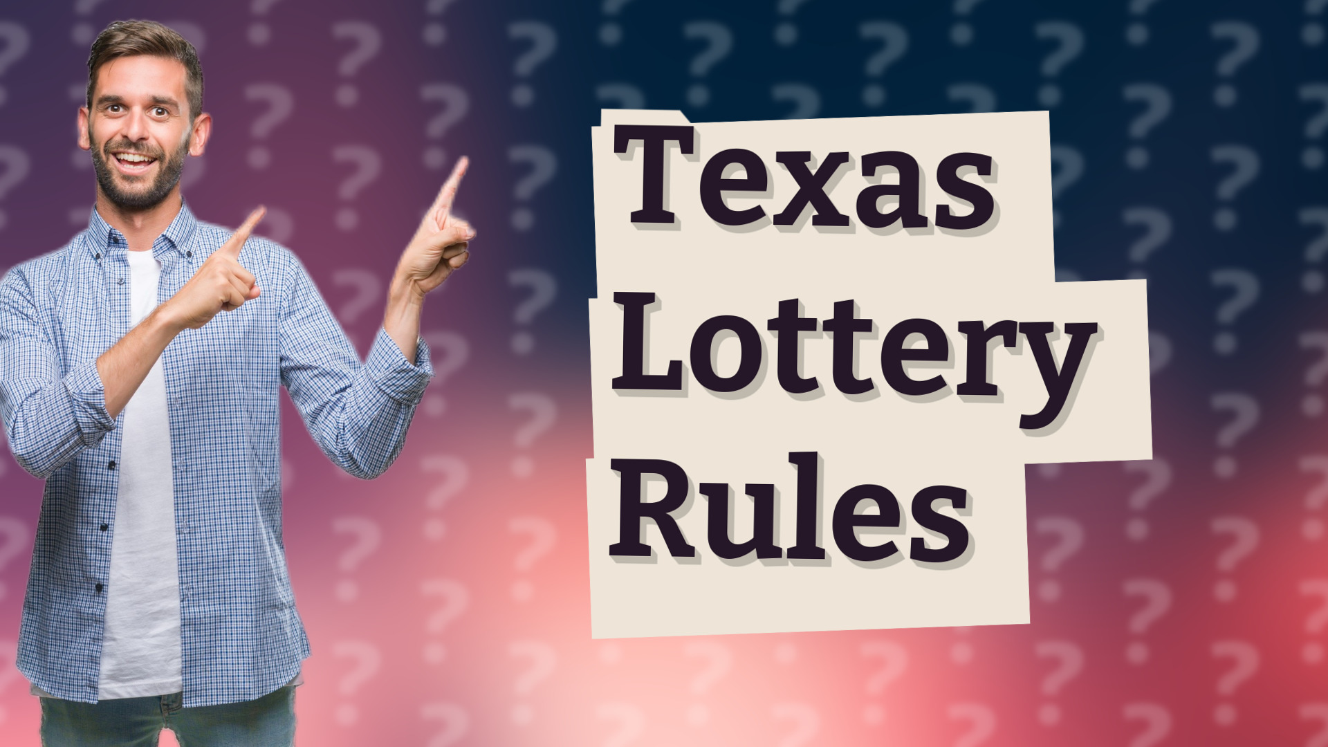 Texas Lottery Rules