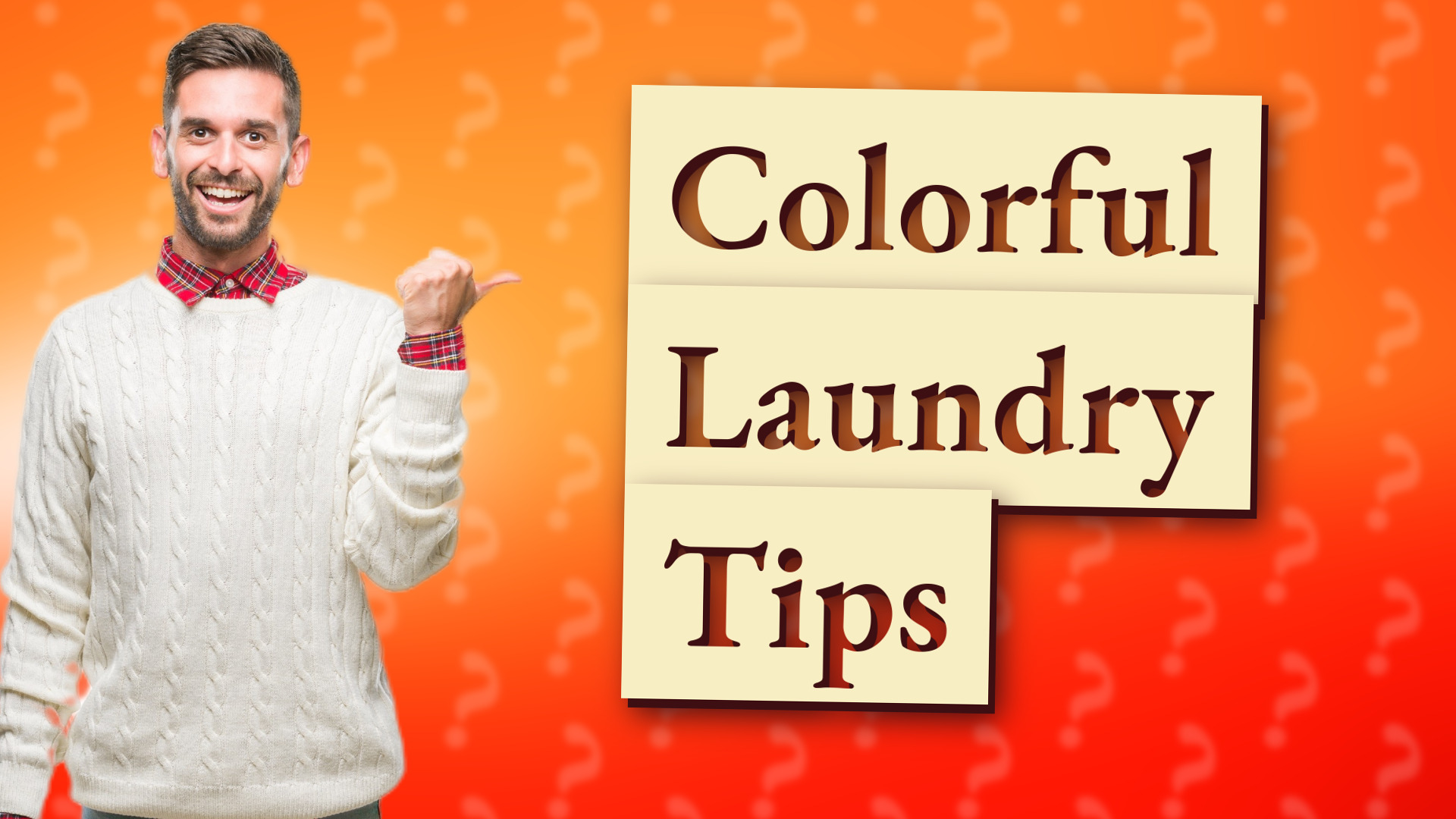 Colorful Laundry Tips