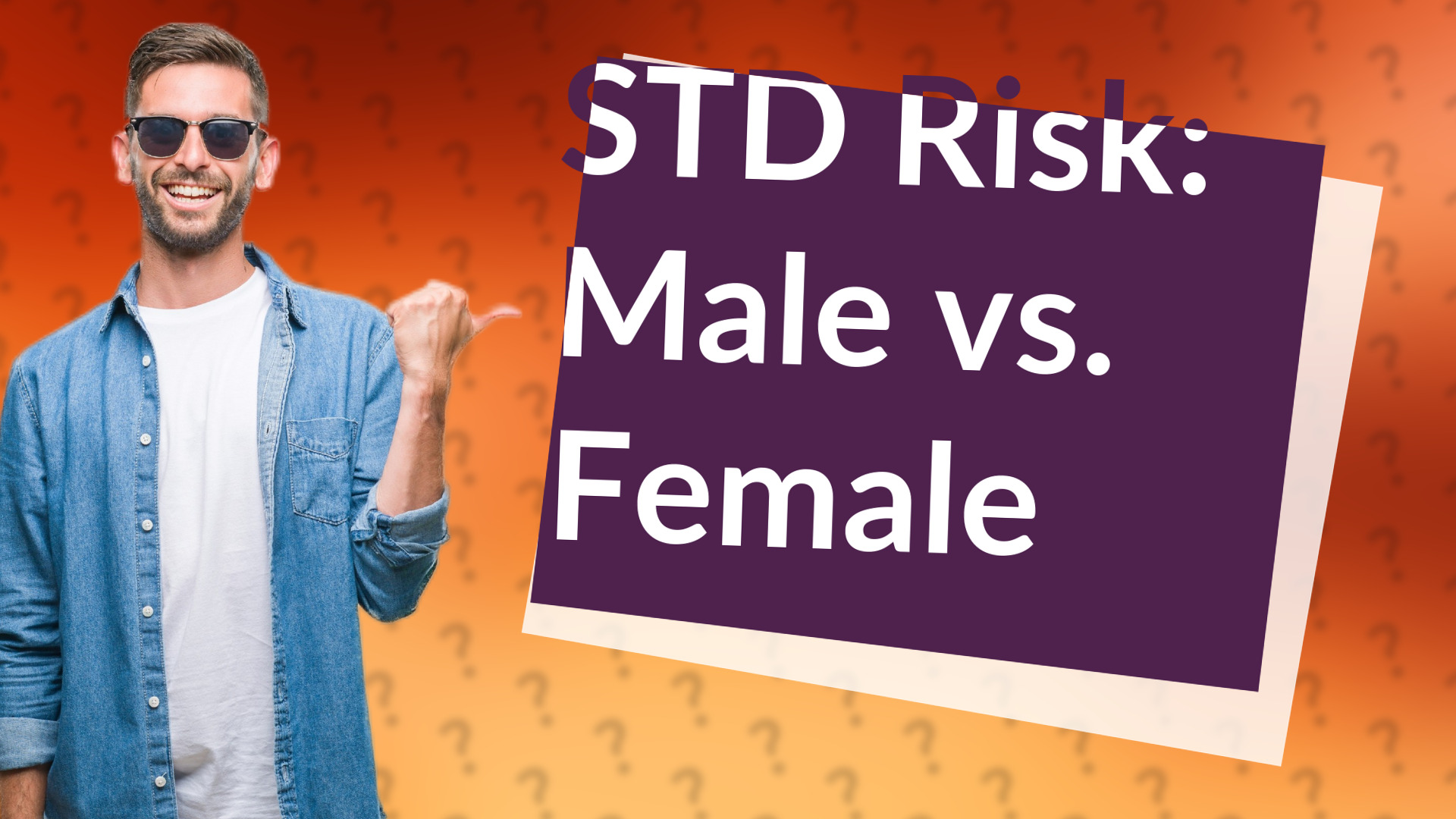 STD Risk: Male vs. Female
