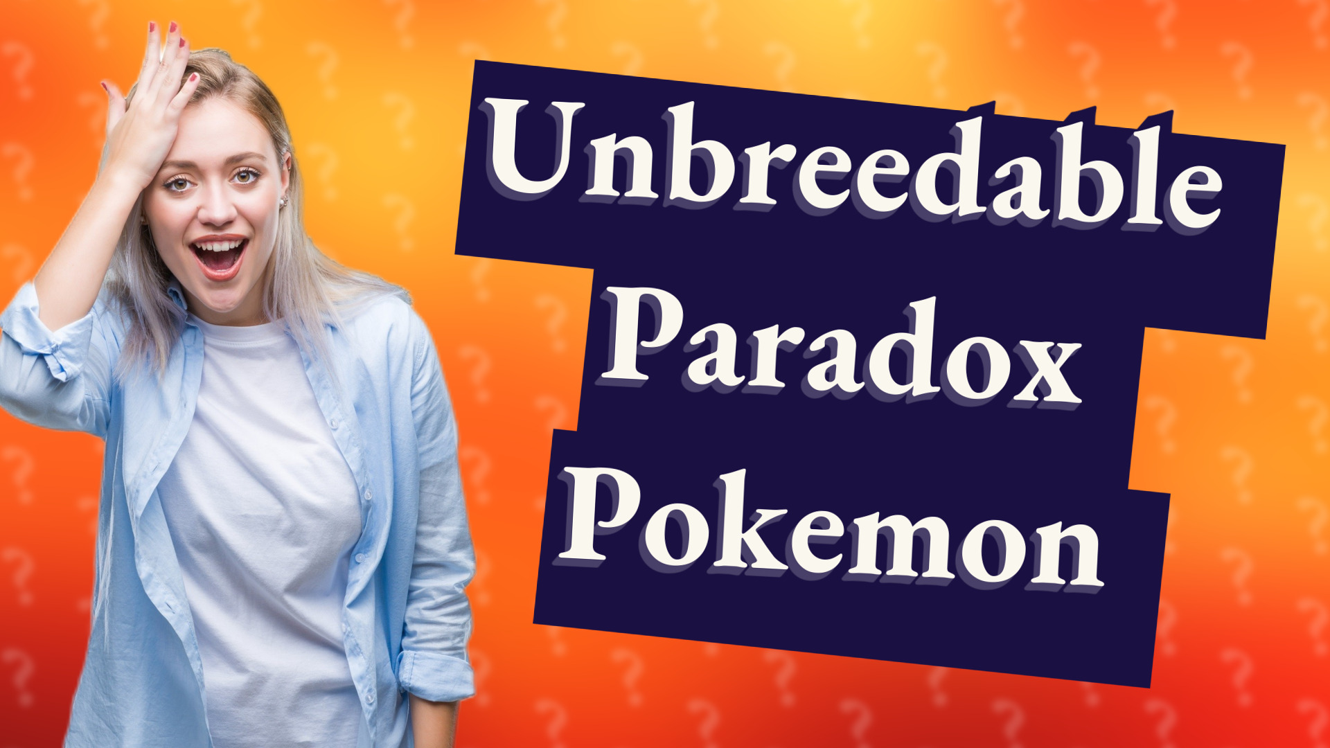 Unbreedable Paradox Pokemon
