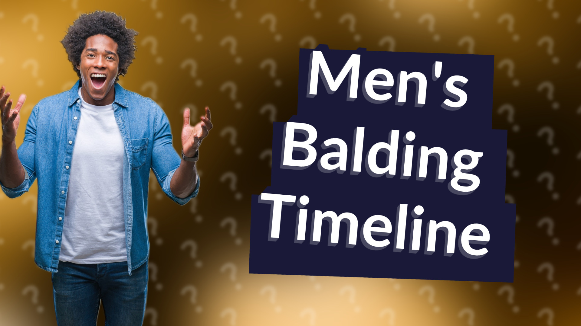 Men's Balding Timeline