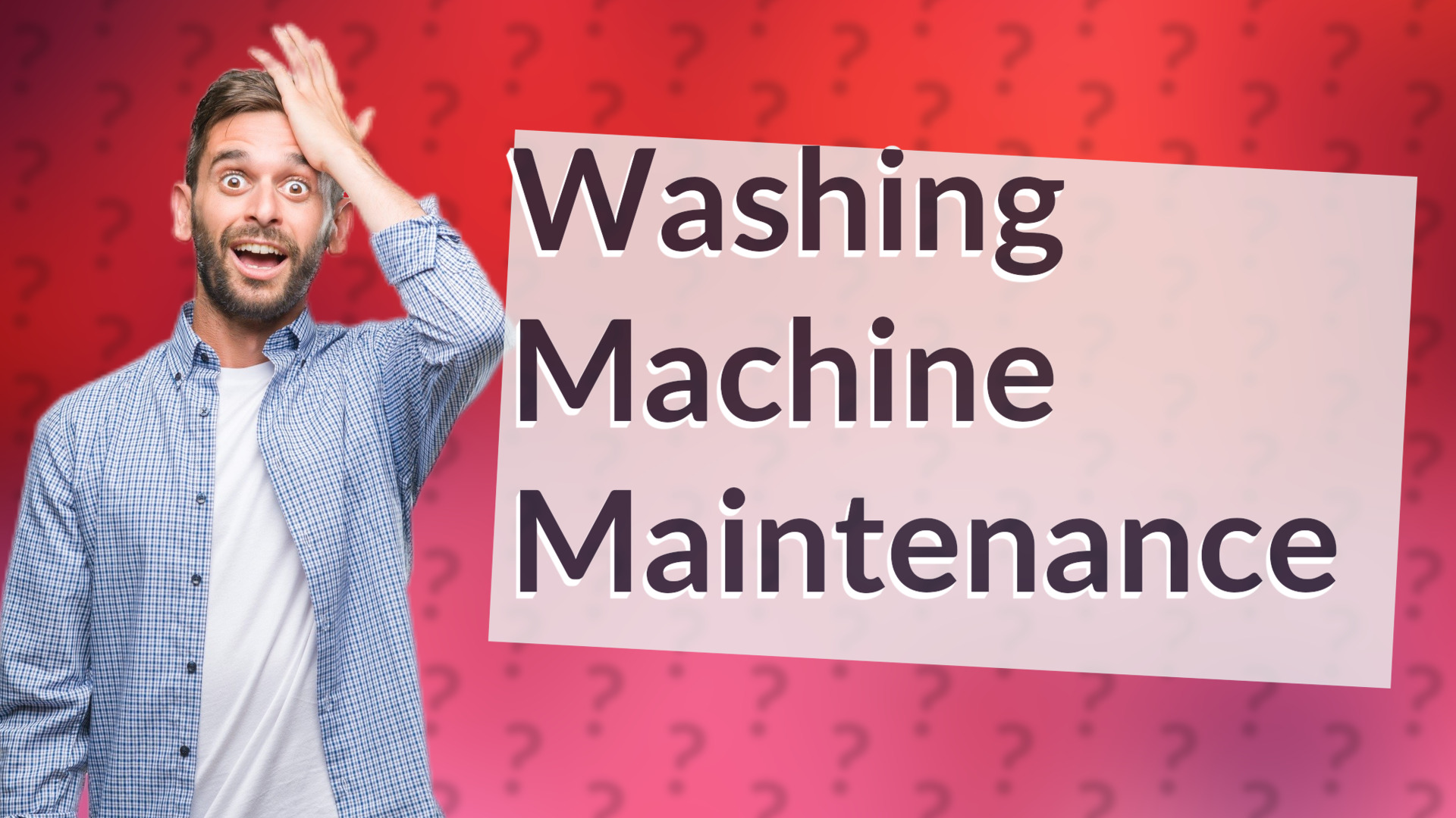 Washing Machine Maintenance