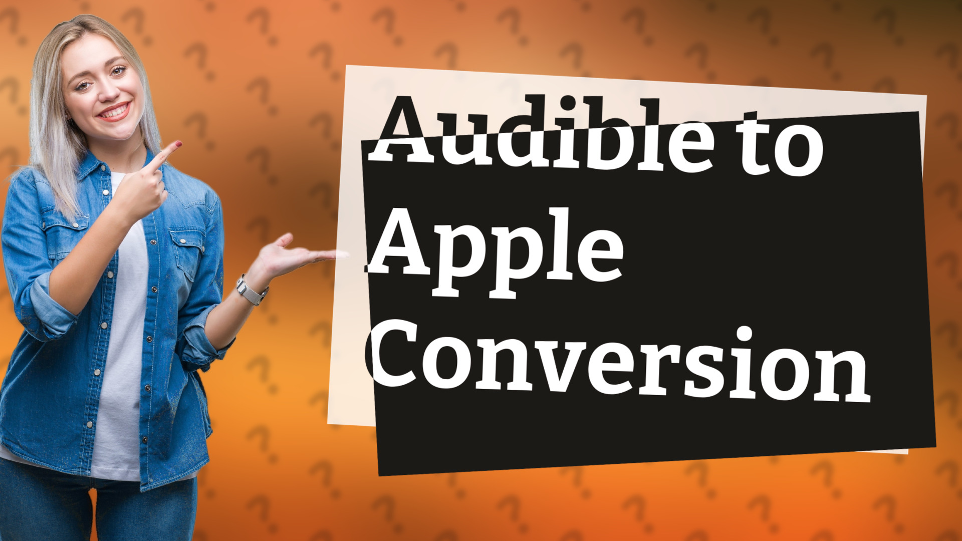 Audible to Apple Conversion