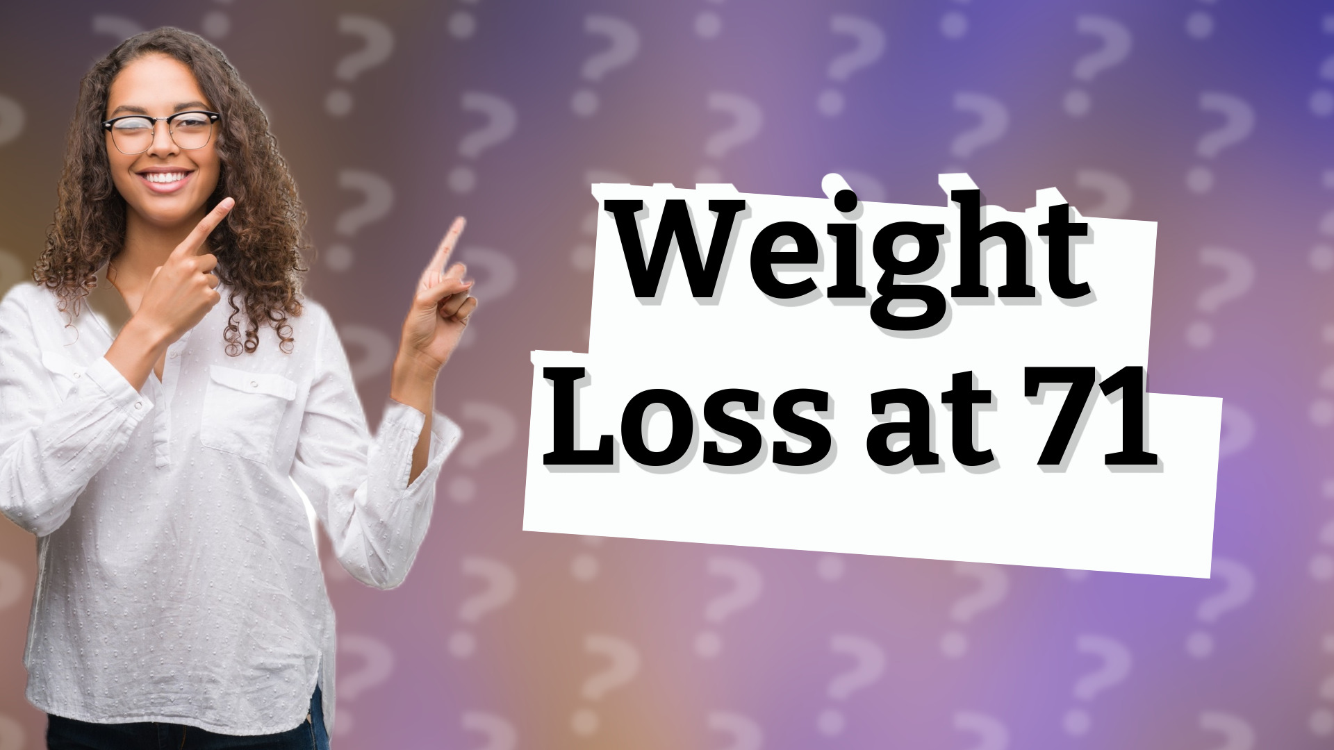 Weight Loss at 71