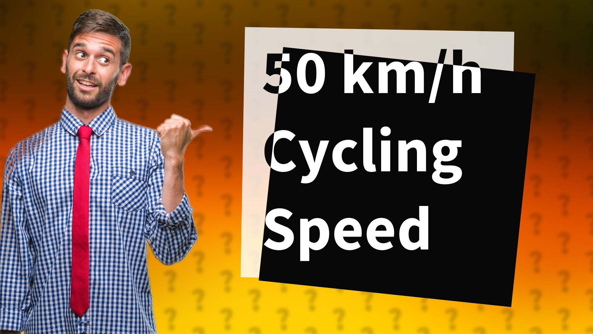 50 km/h Cycling Speed