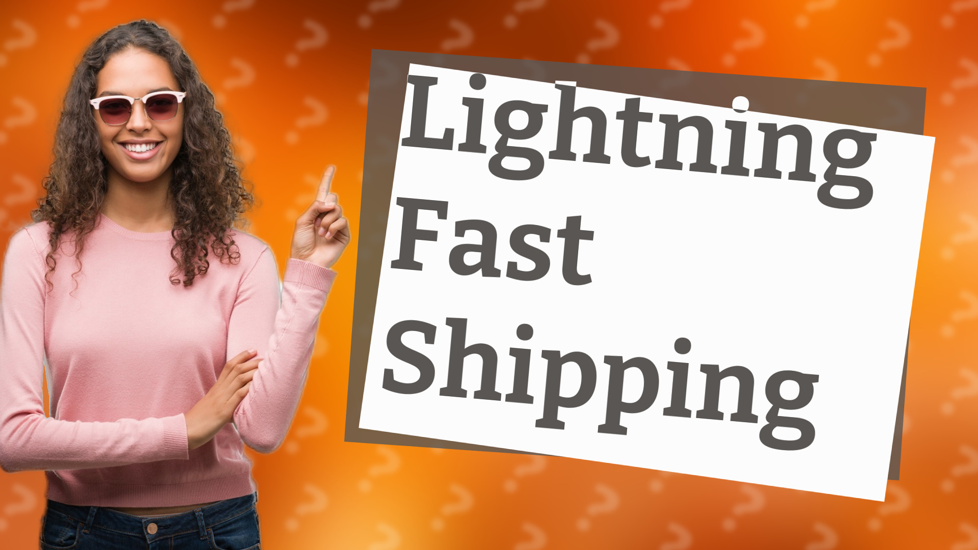 Lightning Fast Shipping