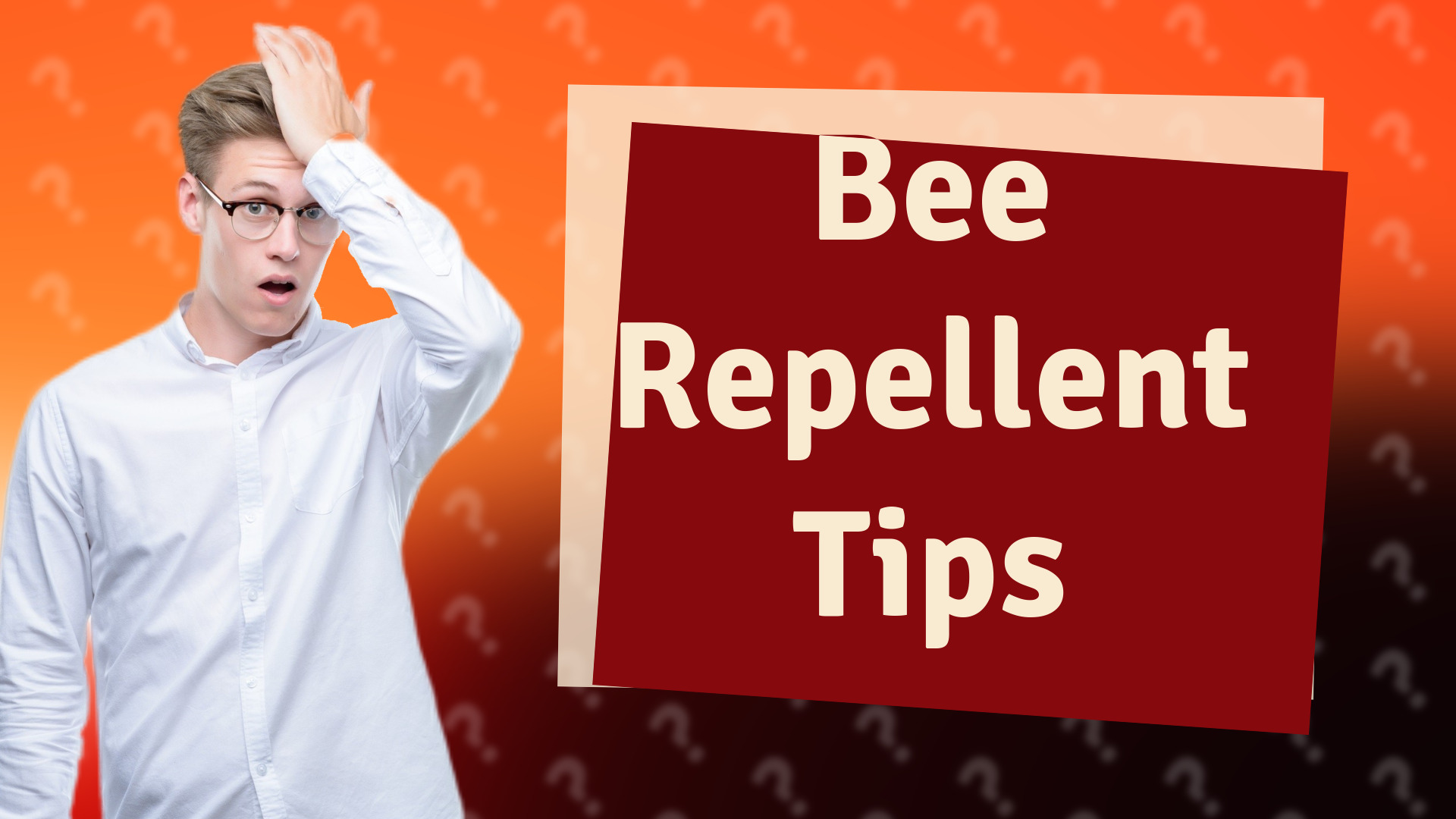 Bee Repellent Tips