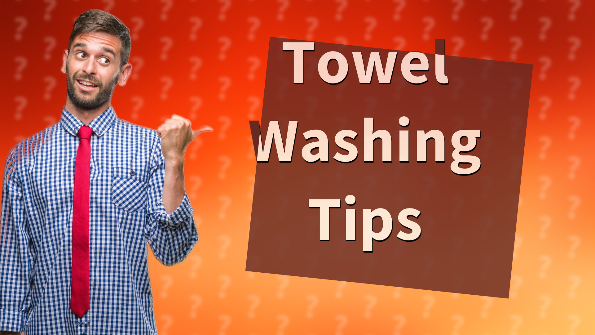 Towel Washing Tips