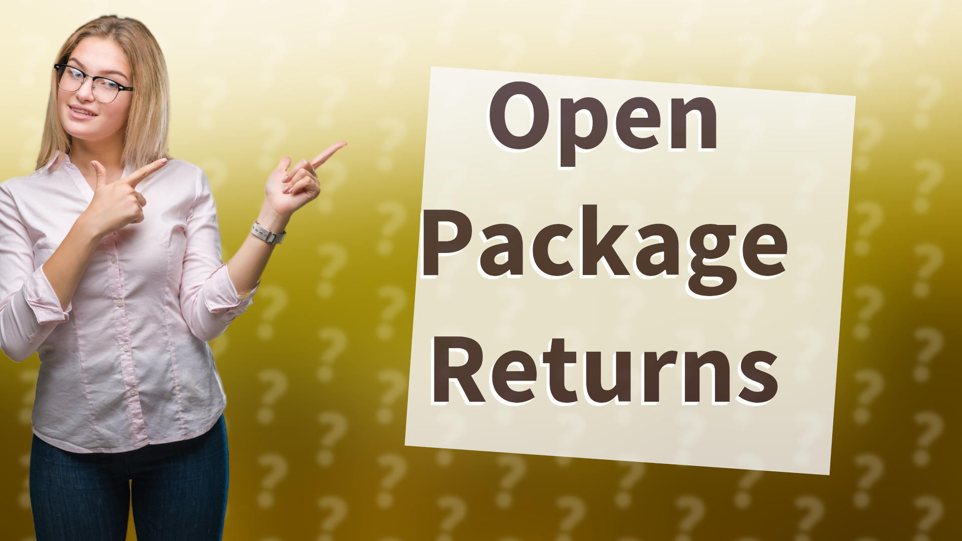 Open Package Returns