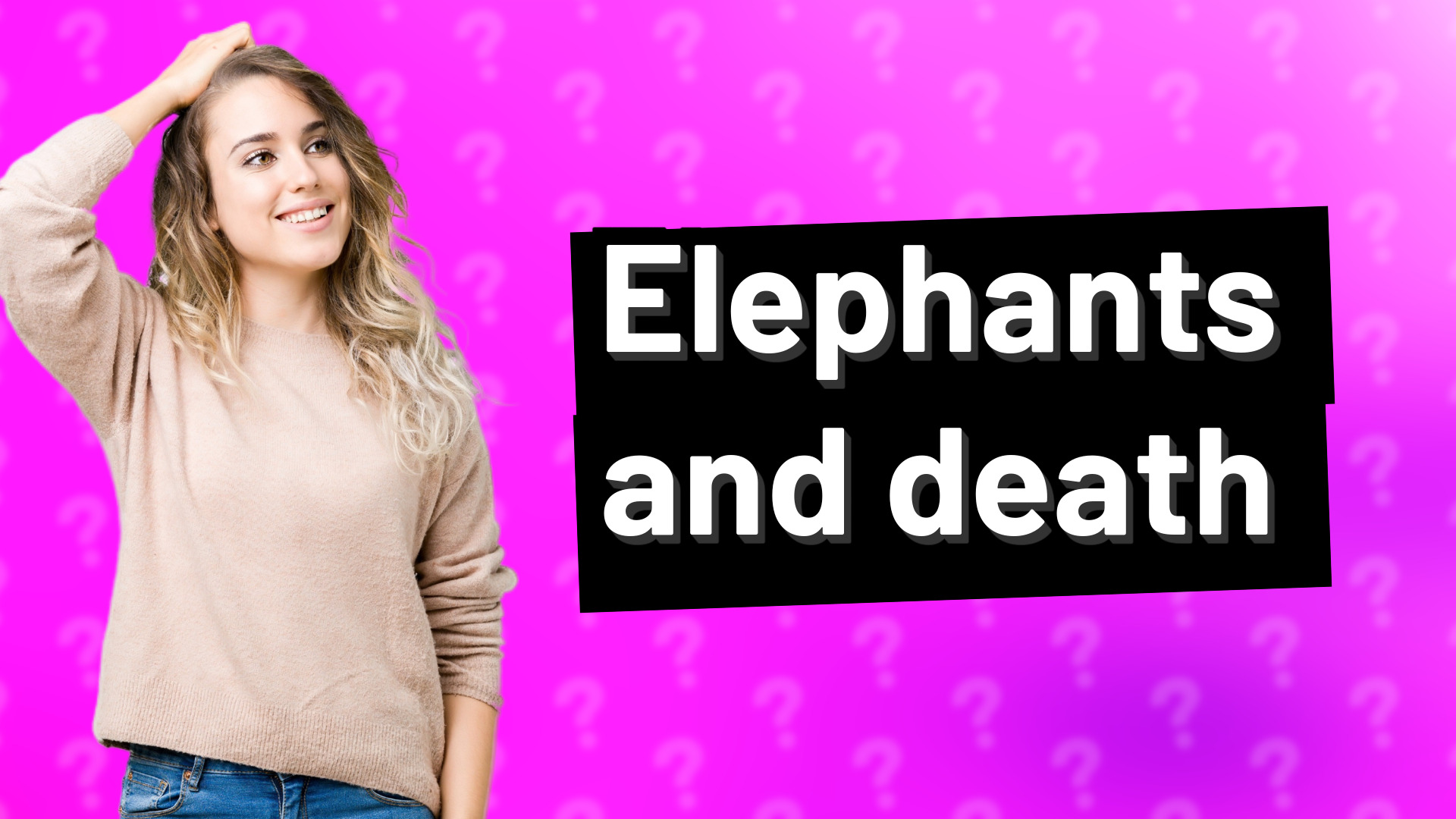 Elephants and death