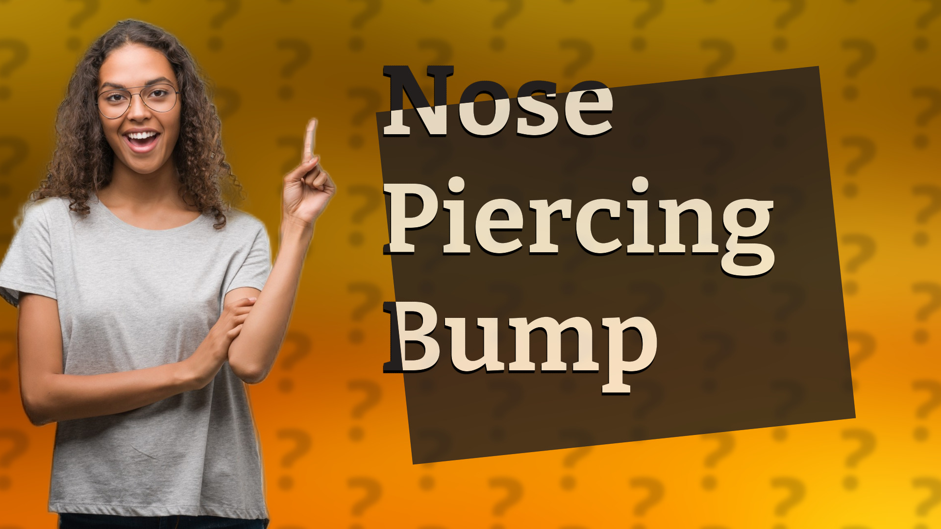 Nose Piercing Bump