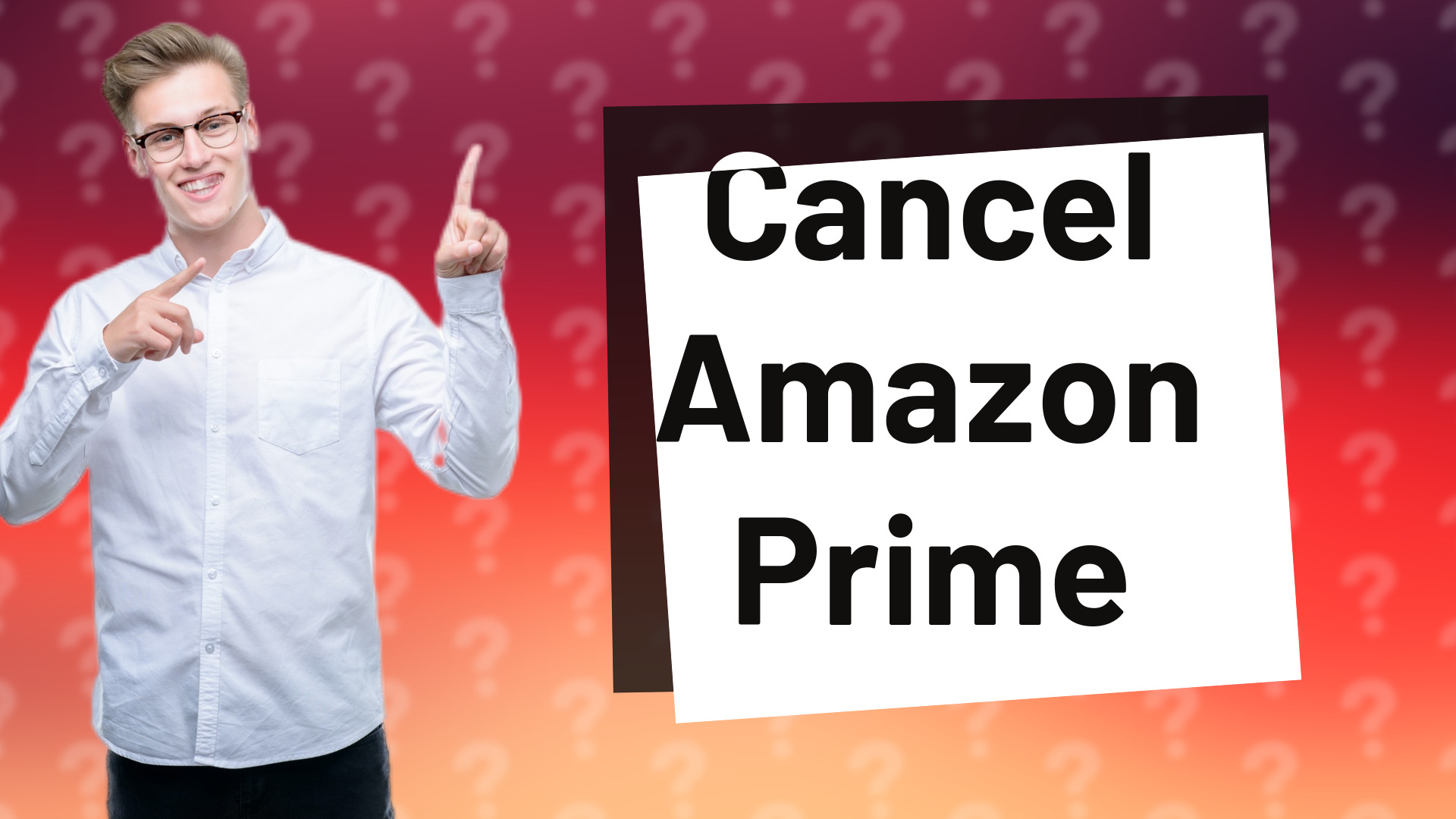 Cancel Amazon Prime