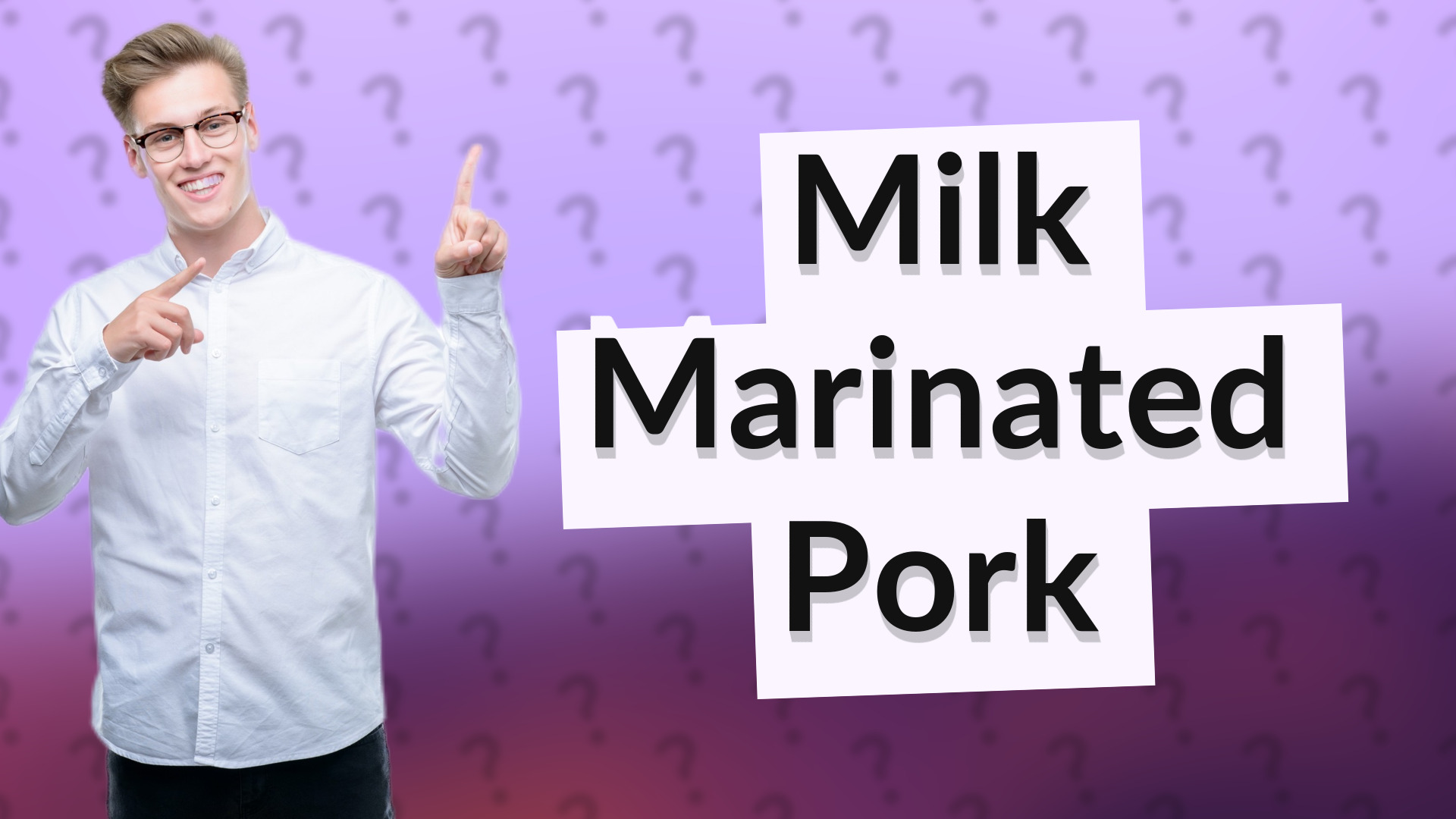 Milk Marinated Pork