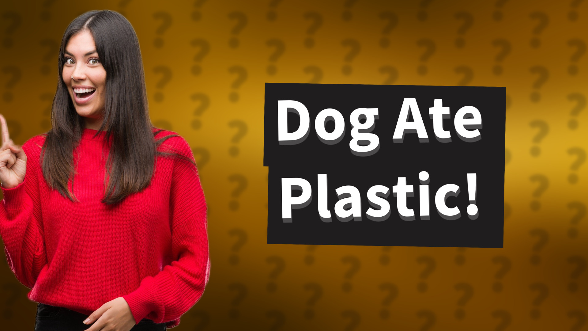 Dog Ate Plastic!