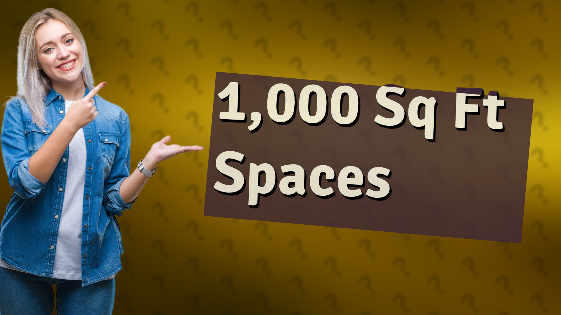 1,000 Sq Ft Spaces
