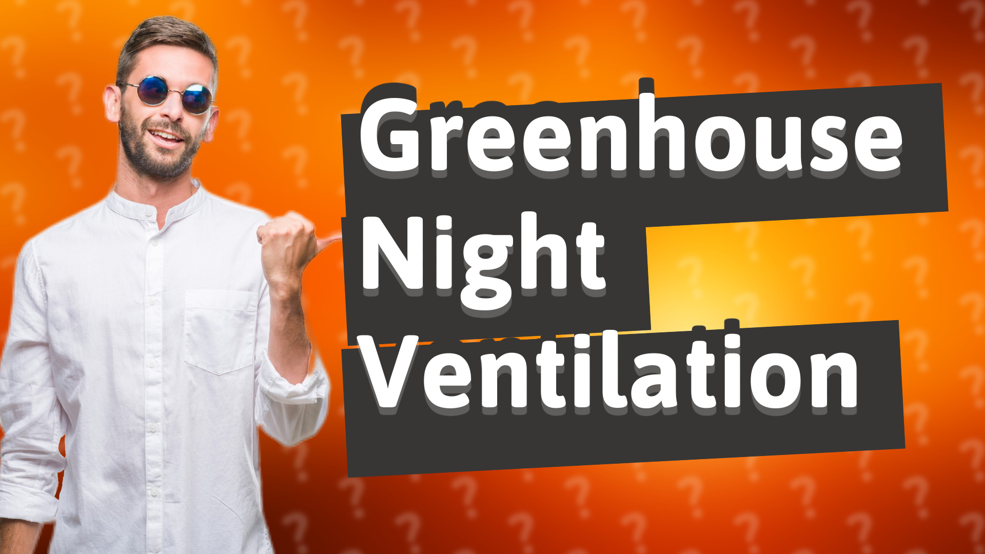 Greenhouse Night Ventilation