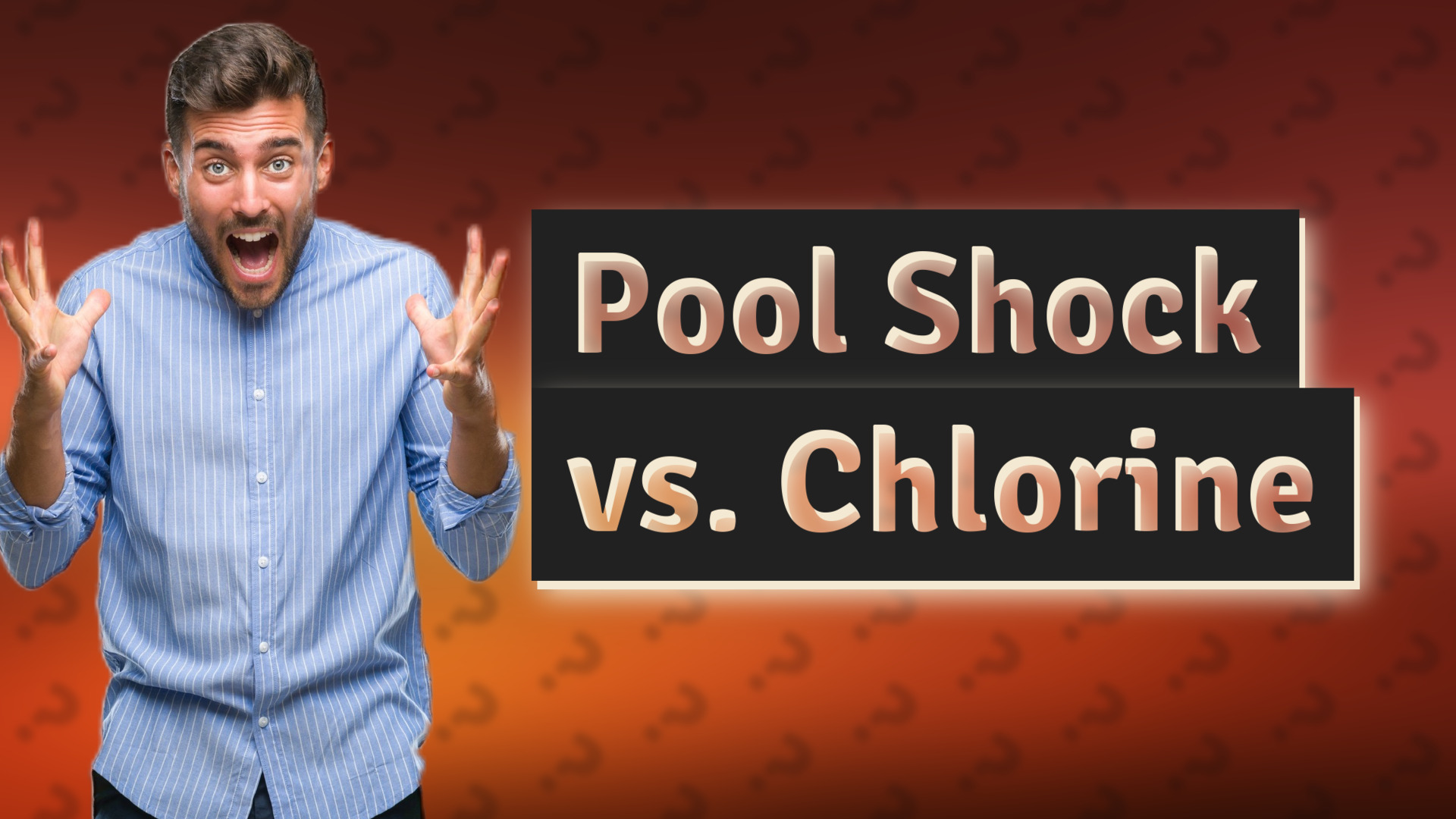 Pool Shock vs. Chlorine