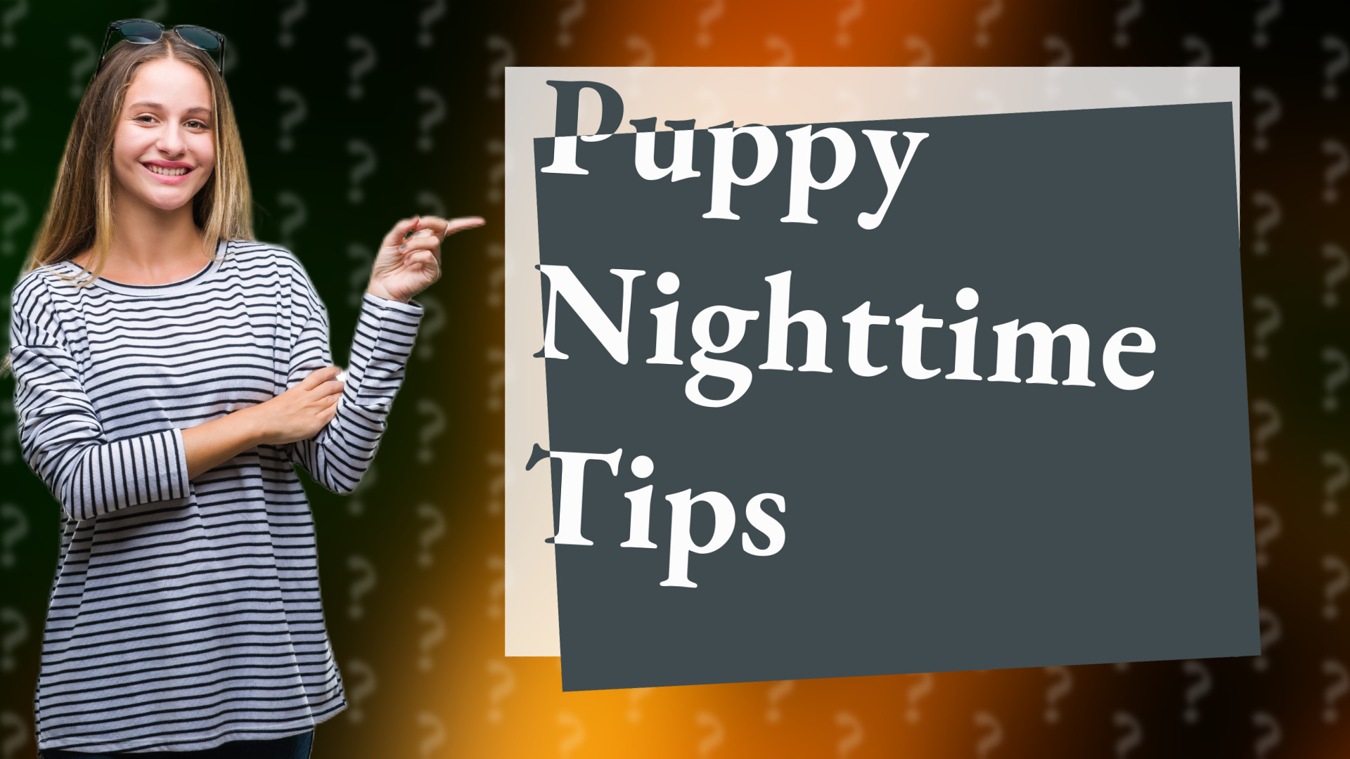Puppy Nighttime Tips