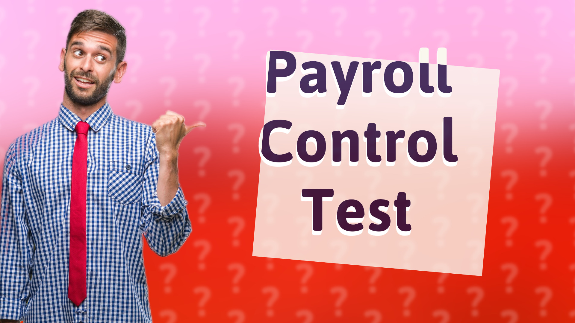 Payroll Control Test