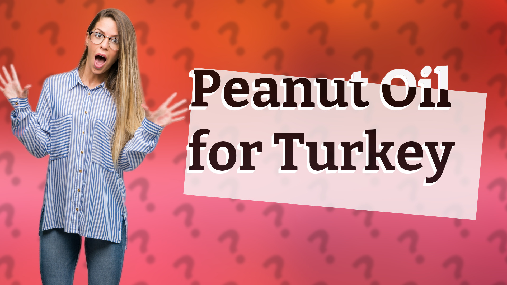 Peanut Oil for Turkey