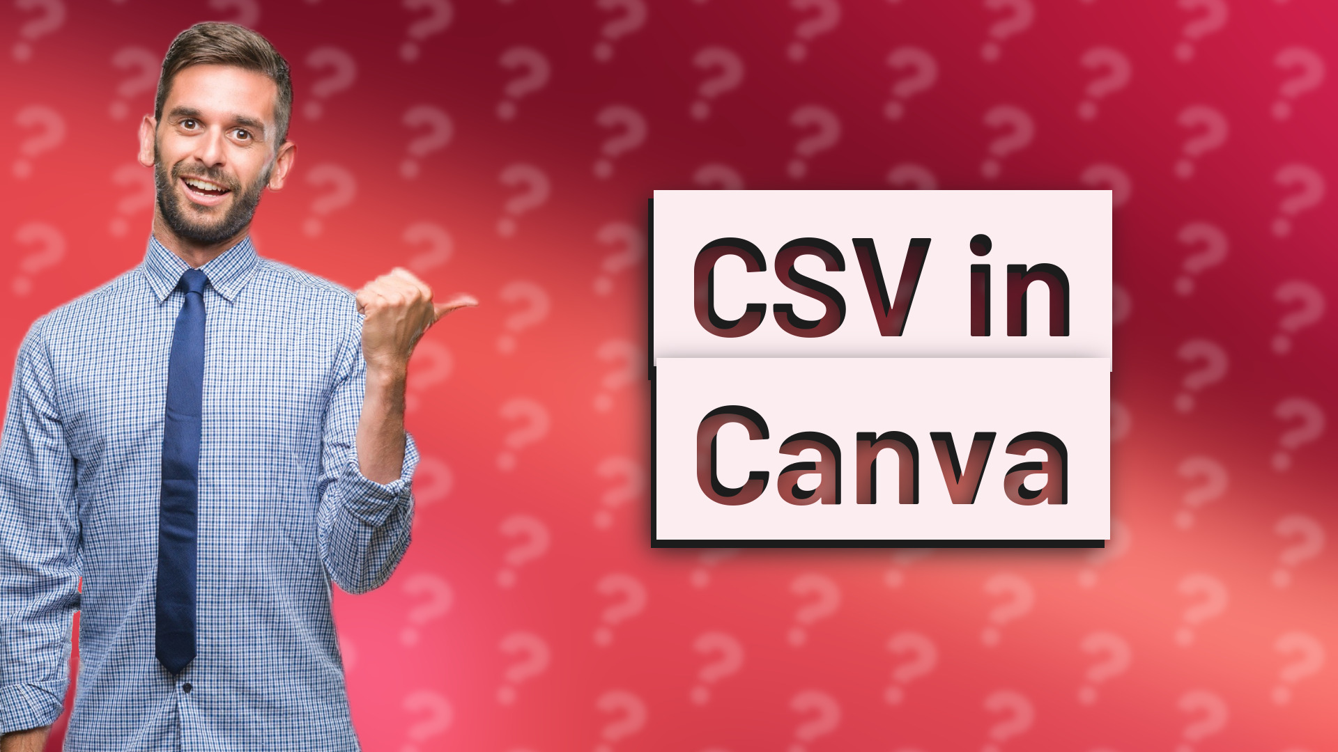 CSV in Canva