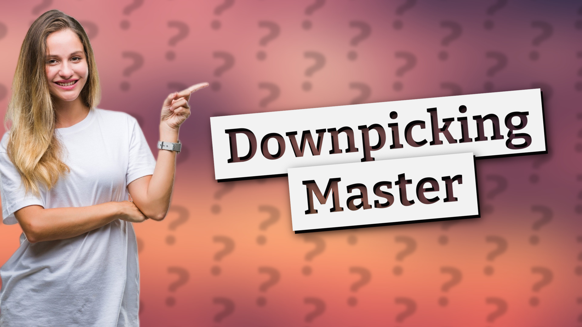 Downpicking Master