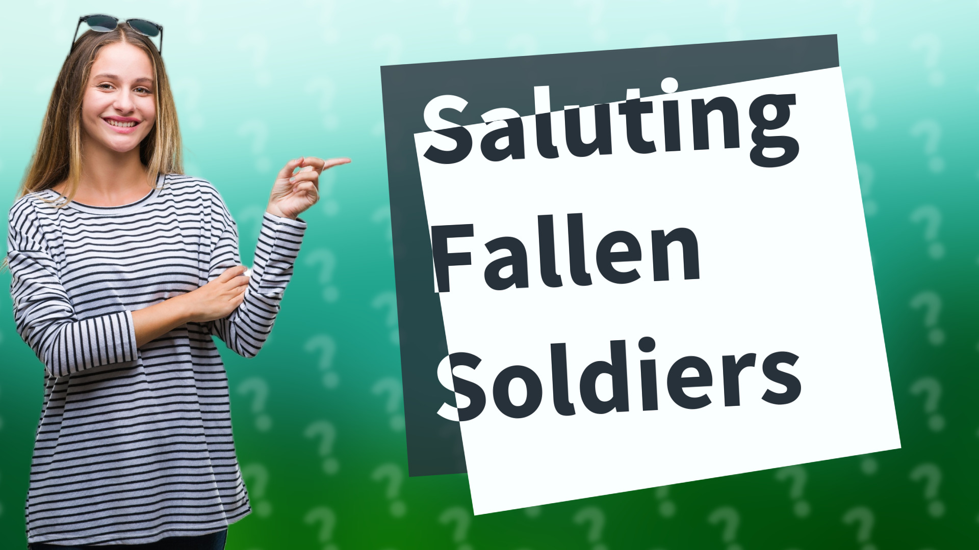 Saluting Fallen Soldiers