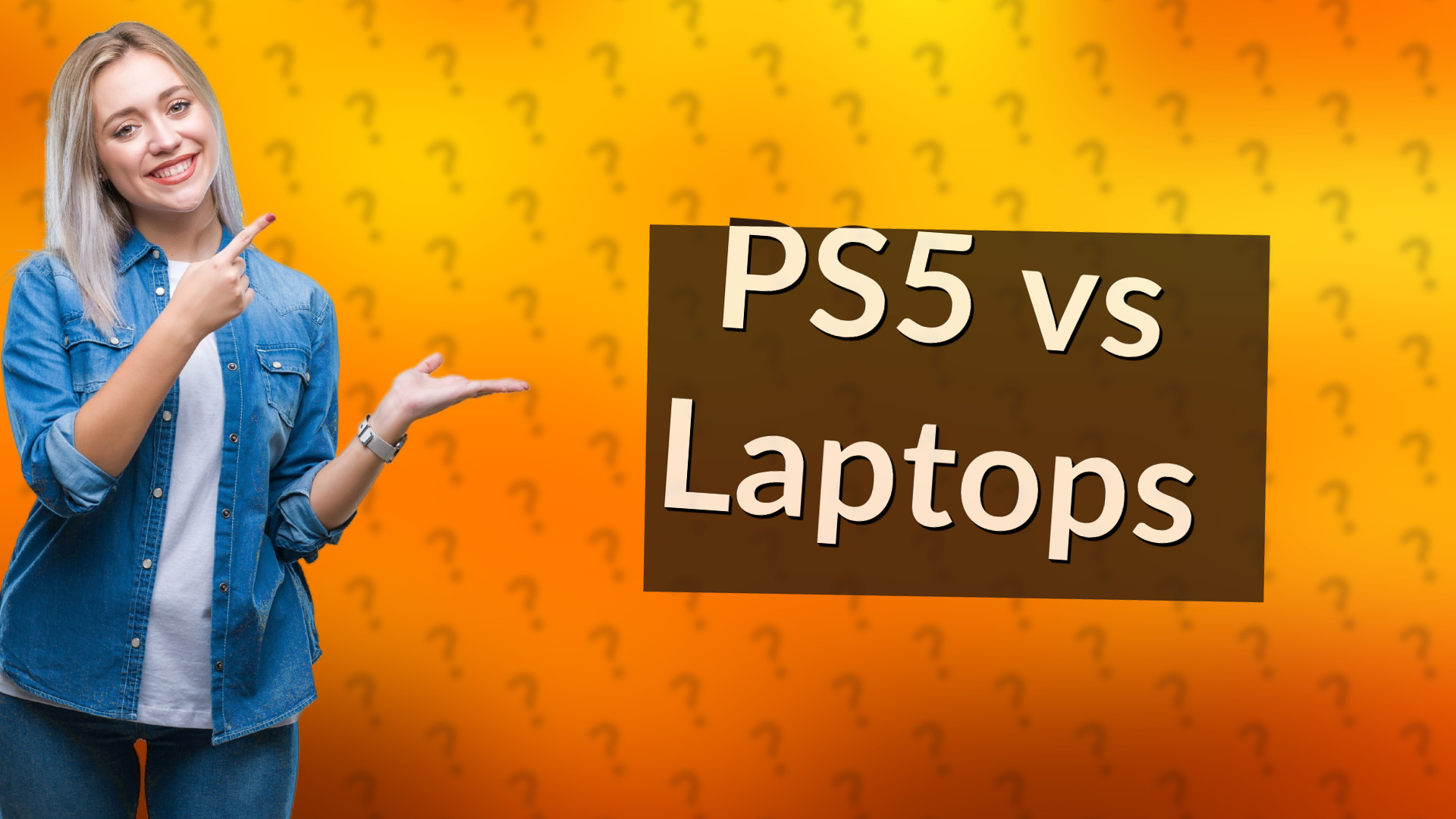 PS5 vs Laptops