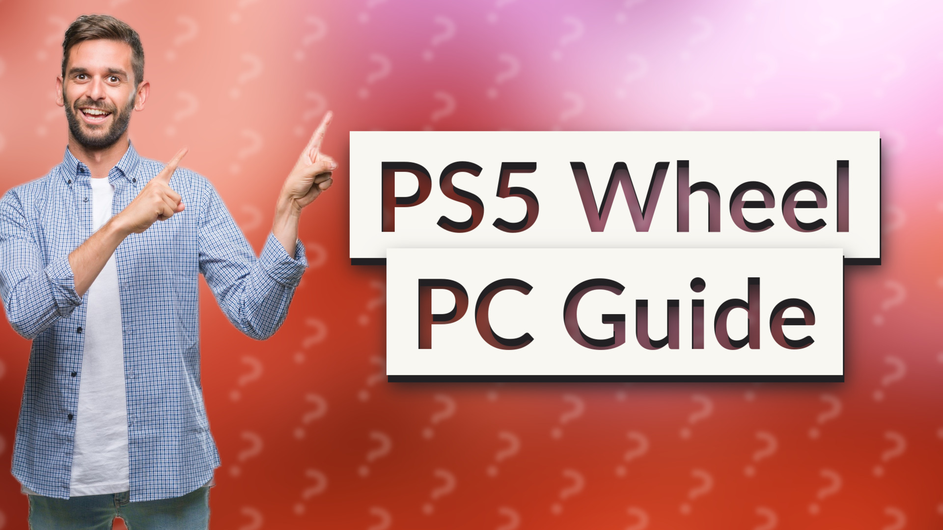 PS5 Wheel PC Guide