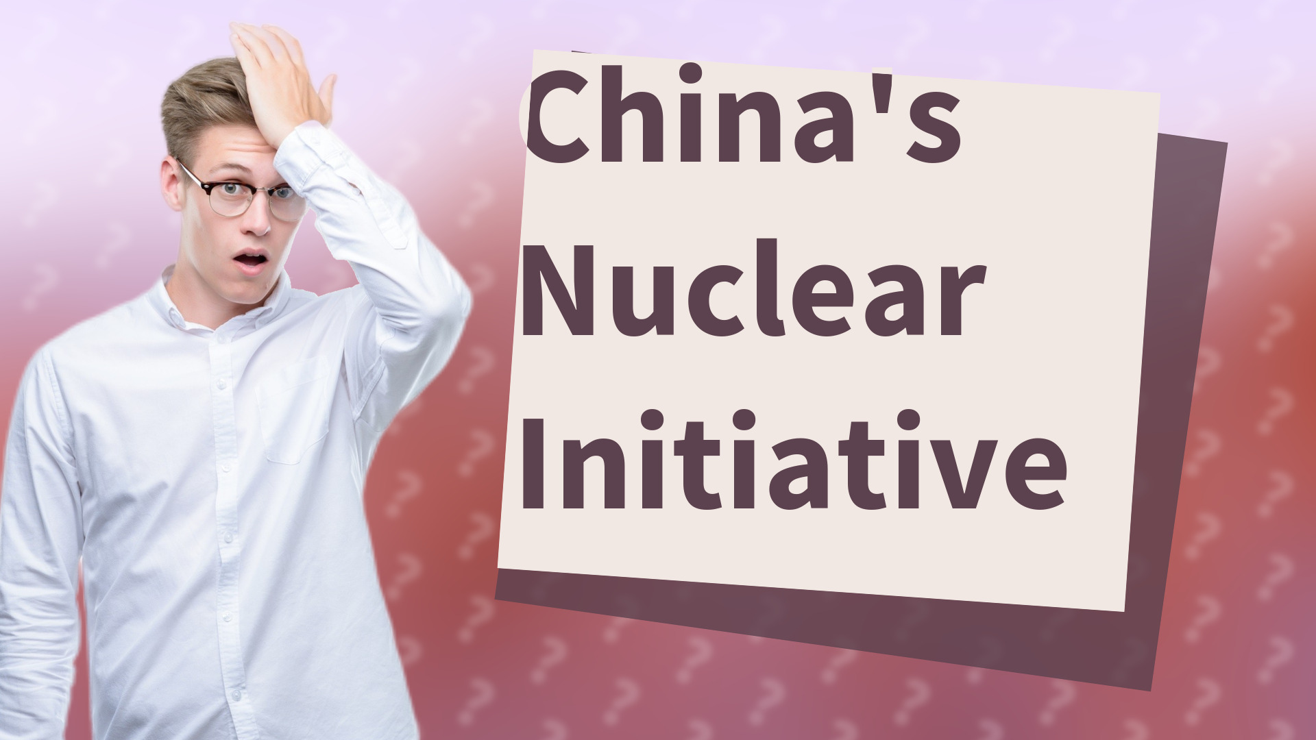 China's Nuclear Initiative