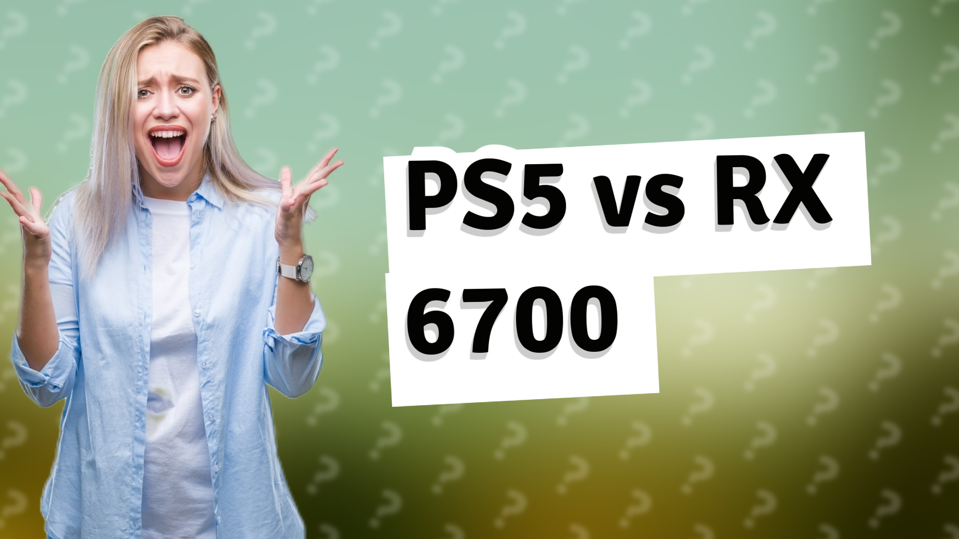 PS5 vs RX 6700