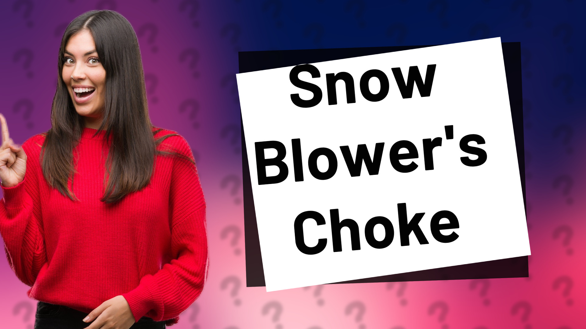 Snow Blower's Choke