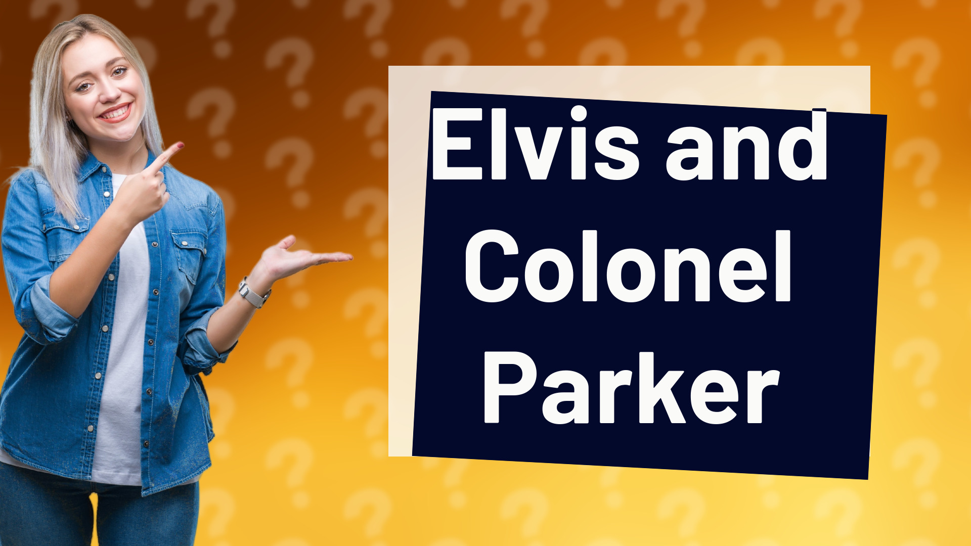 Elvis and Colonel Parker