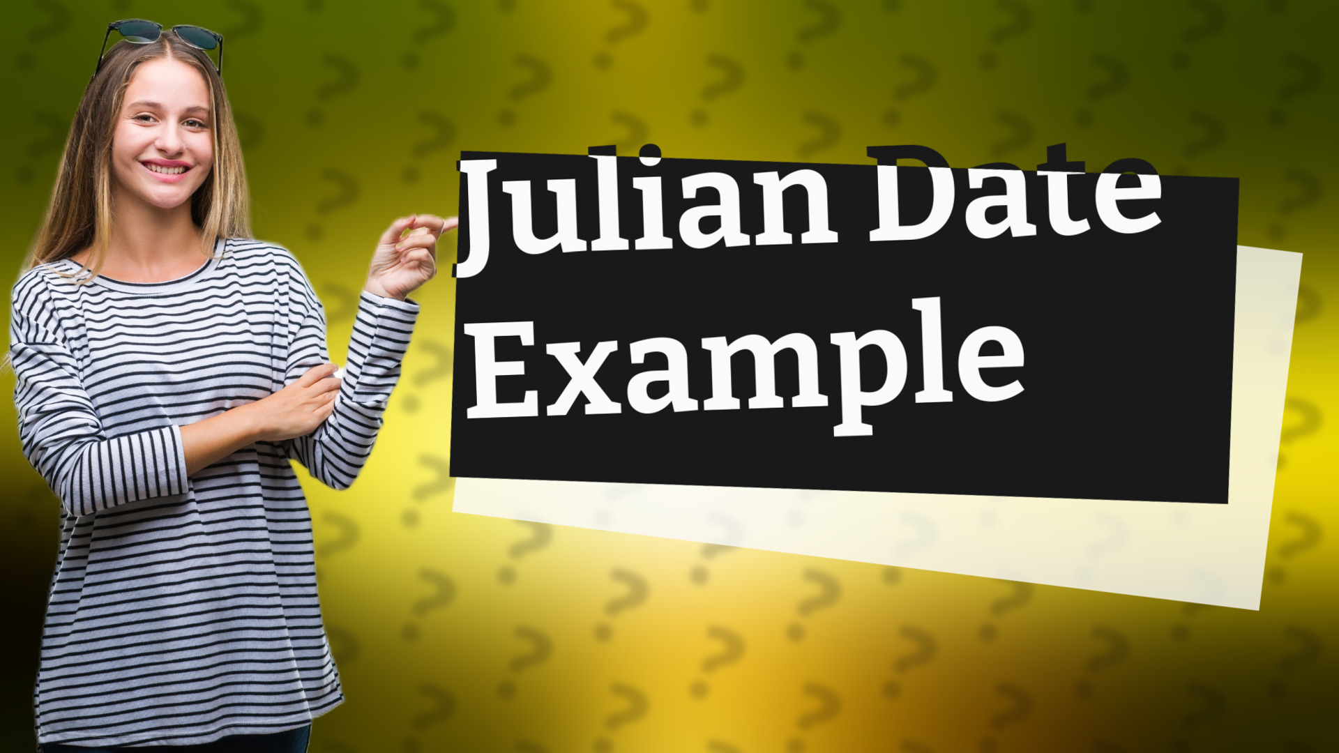 Julian Date Example
