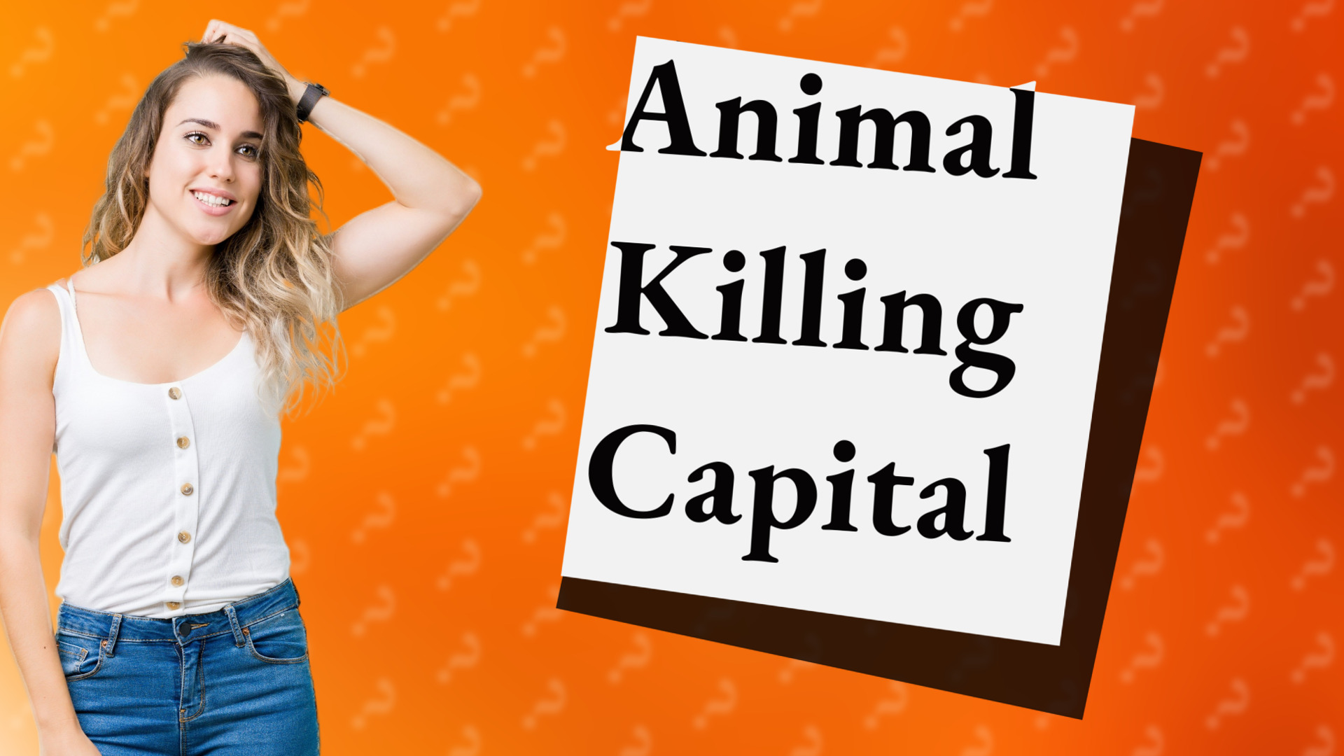 Animal Killing Capital