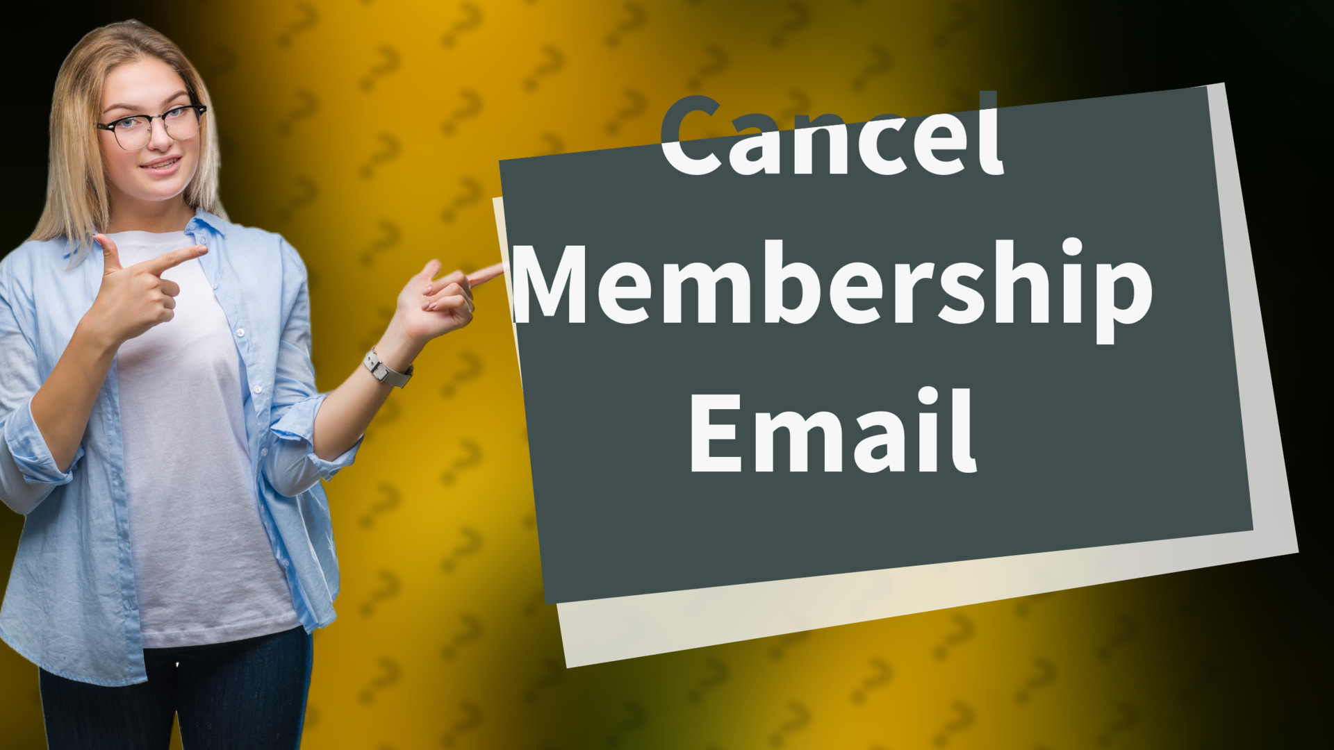 Cancel Membership Email