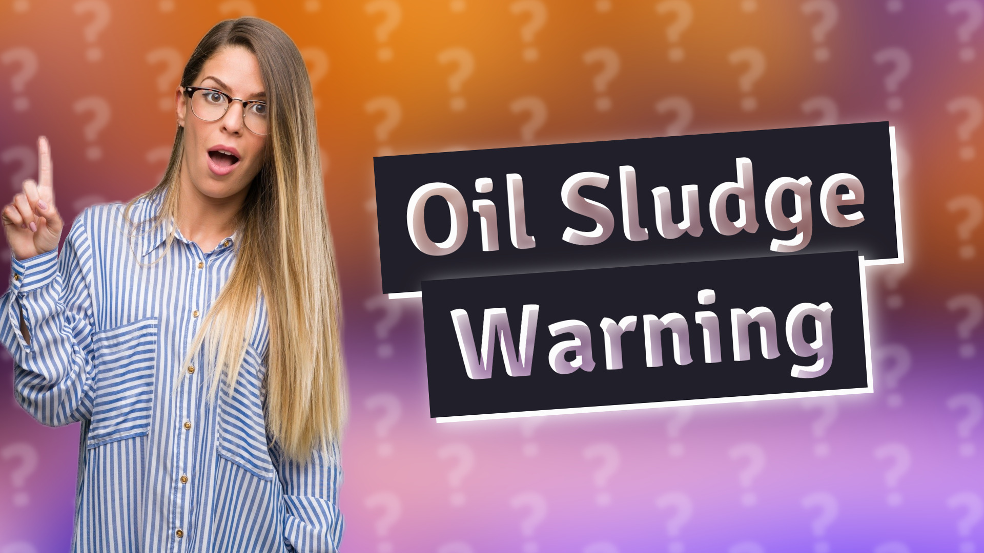 Oil Sludge Warning