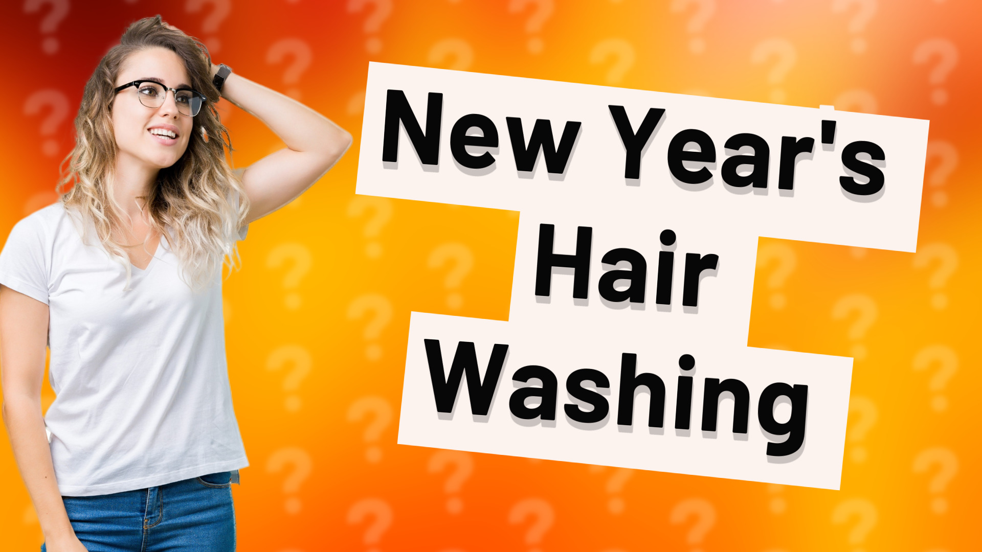 New Year's Hair Washing