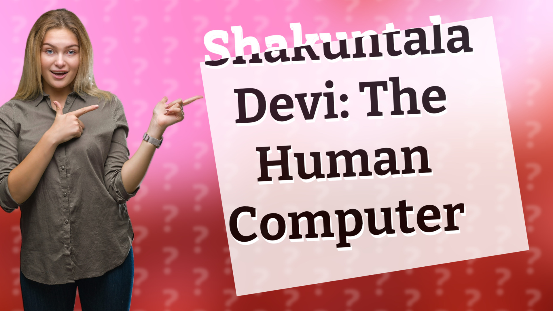 Shakuntala Devi: The Human Computer