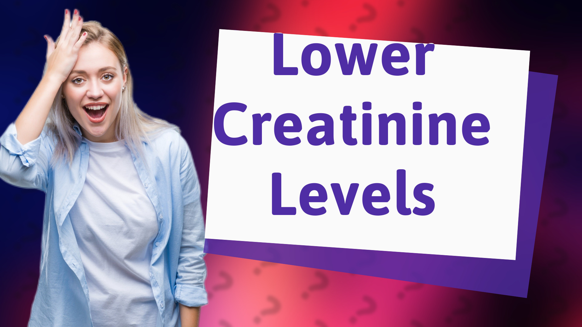 Lower Creatinine Levels