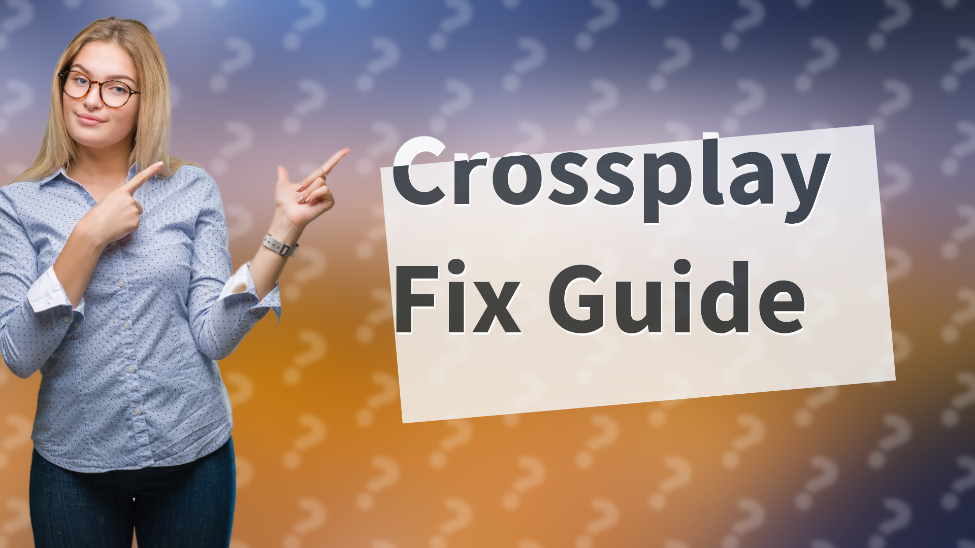 Crossplay Fix Guide