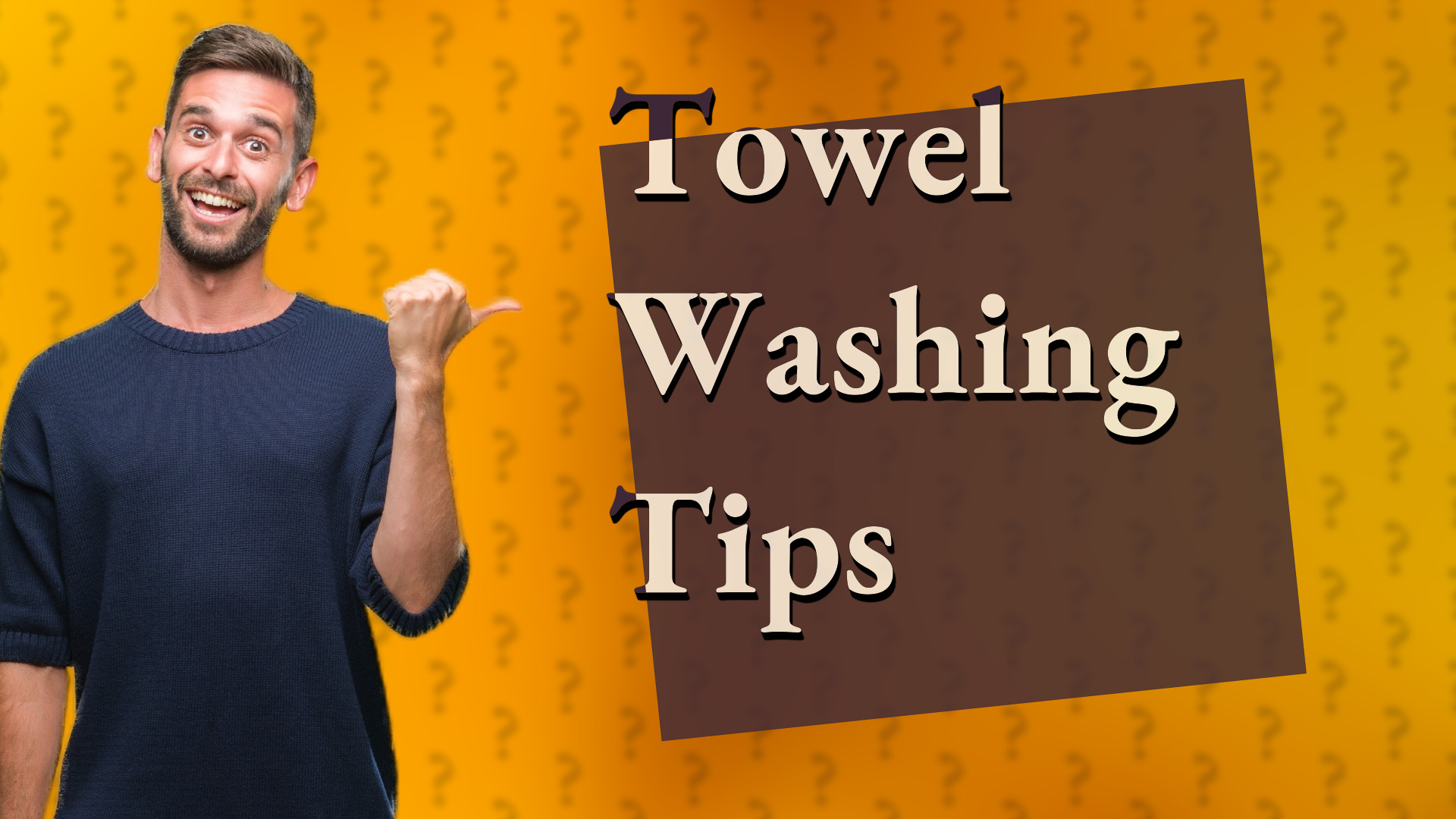 Towel Washing Tips