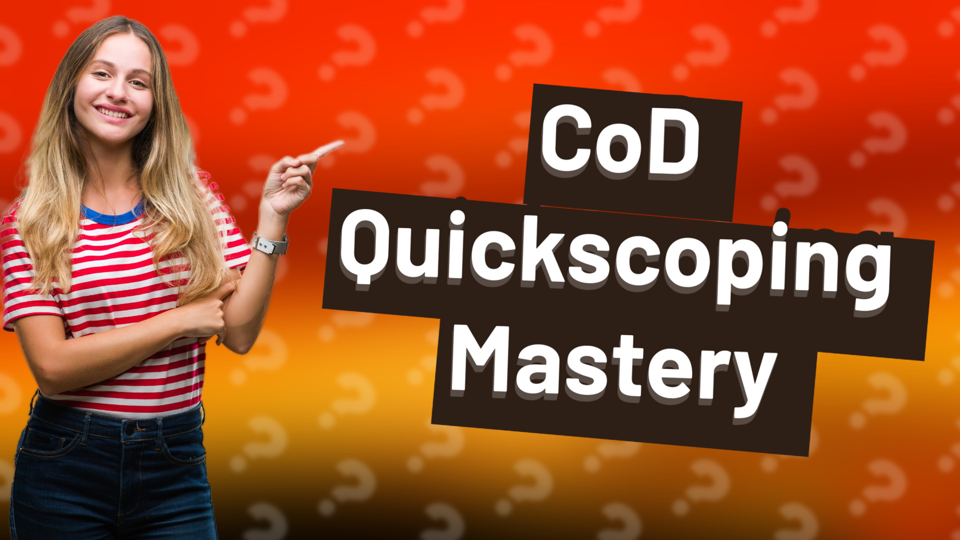 CoD Quickscoping Mastery