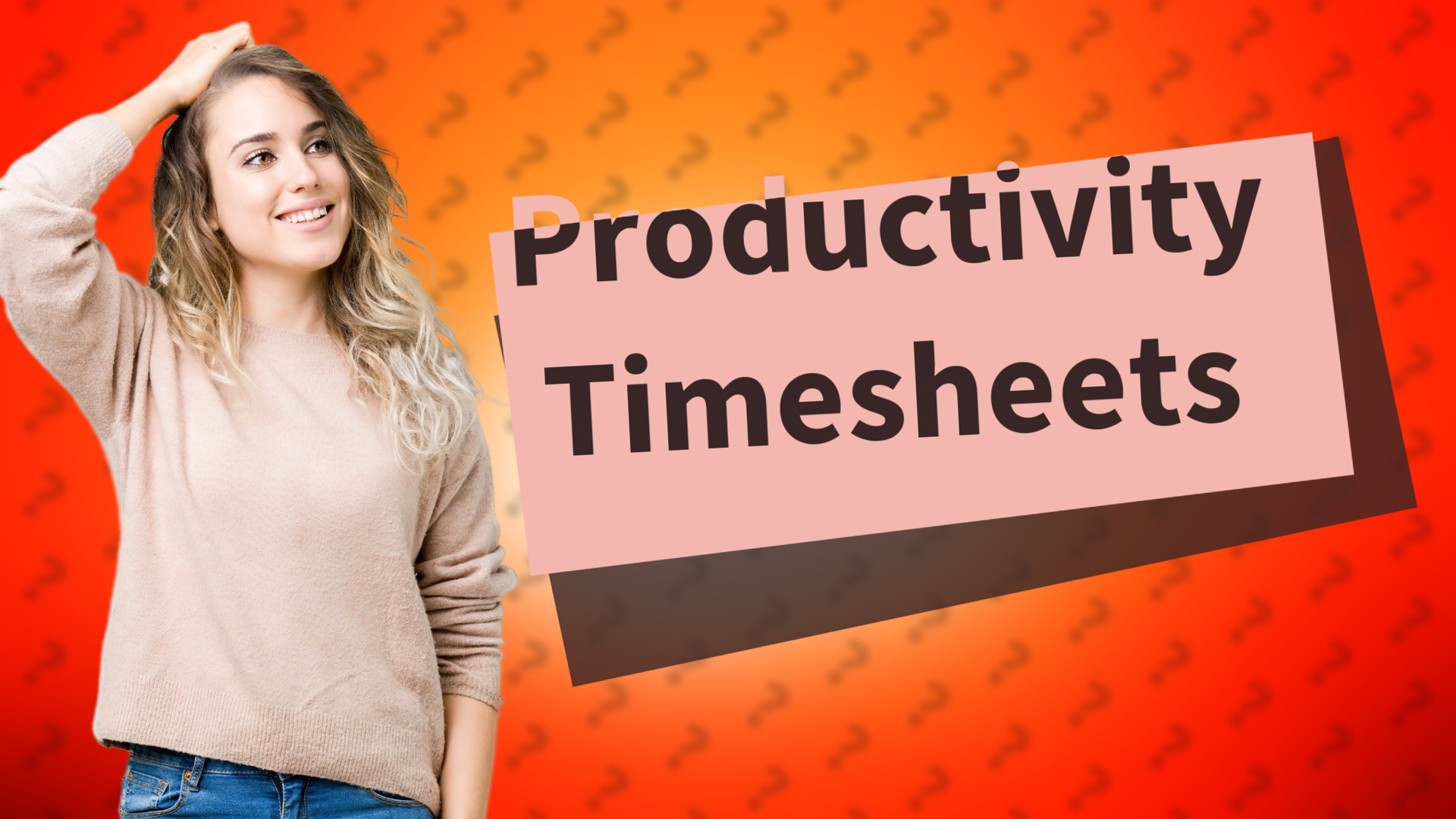 Productivity Timesheets
